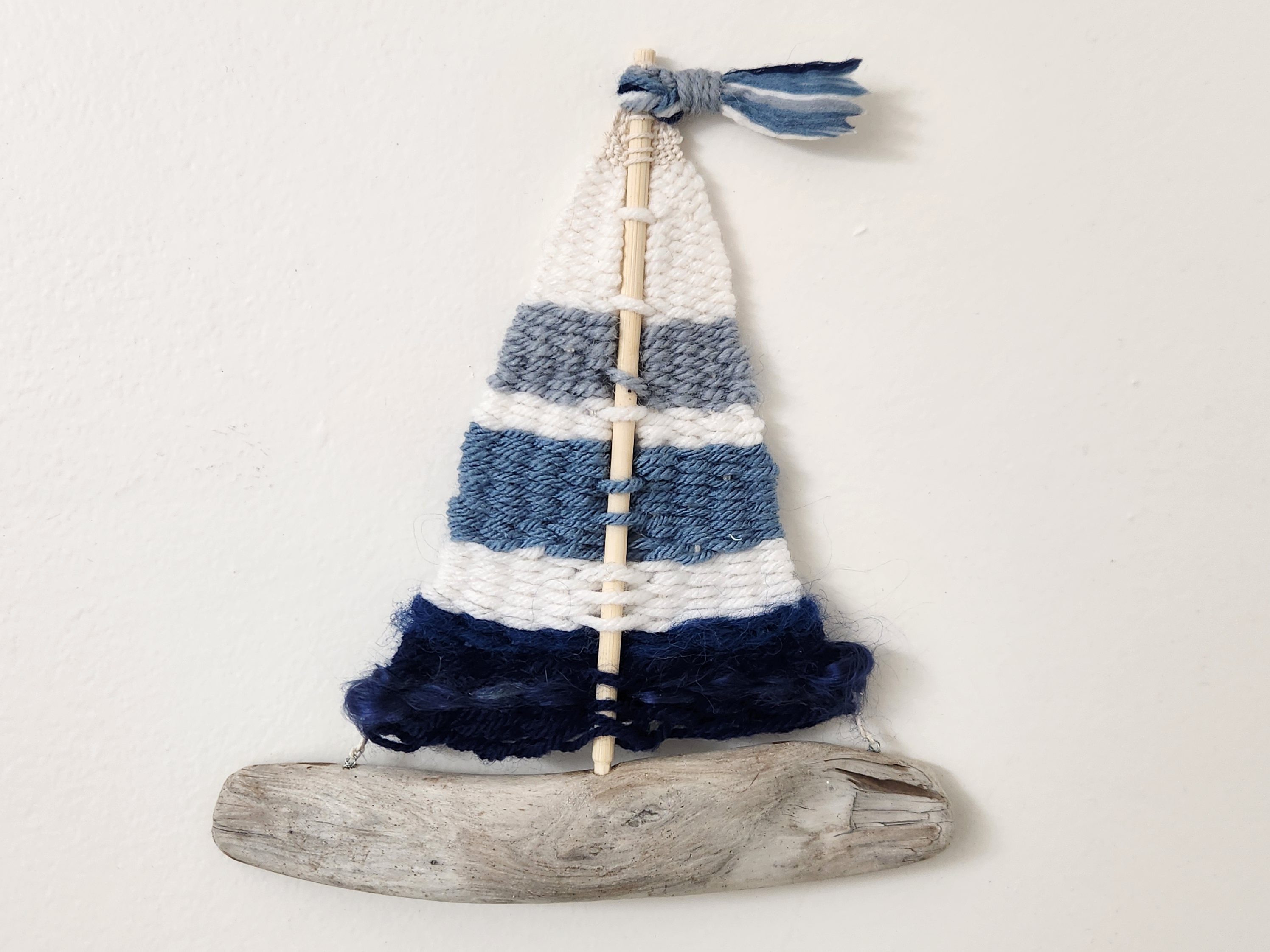 Driftwood Sailboat Tapestry