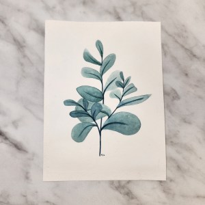 Original Botanical Watercolor