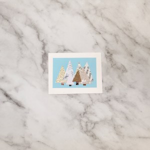 Recycled Material Simple Holiday Card