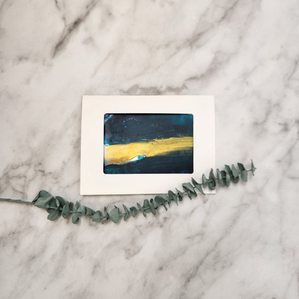 Original Encaustic Greeting Card #115