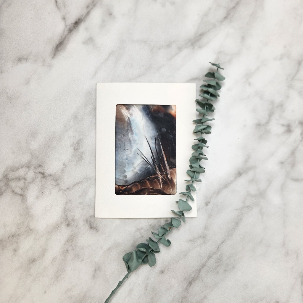 Original Encaustic Greeting Card #117