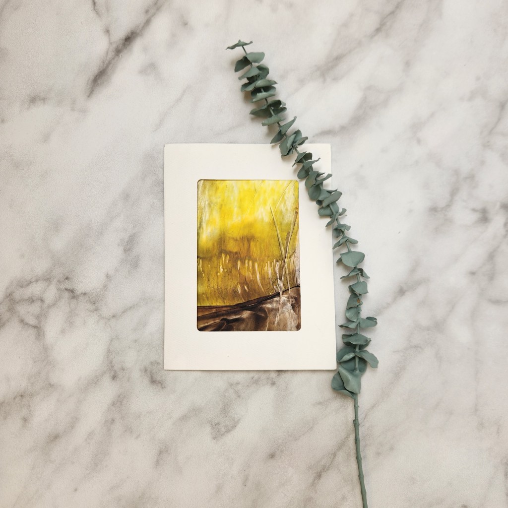 Original Encaustic Greeting Card #127