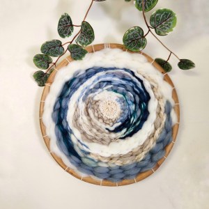 Wave Circular Tapestry