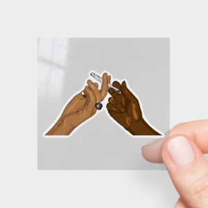 Pass the joint sticker